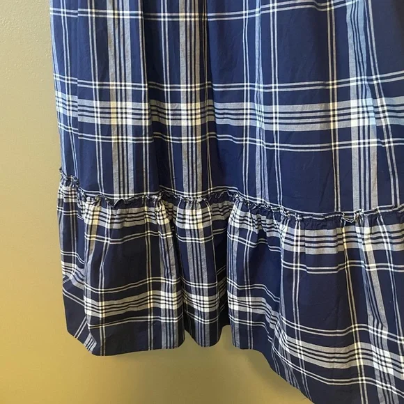 Hill House Louisa Nap Dress Navy Checkered Nap Dress - Picture 4 of 4